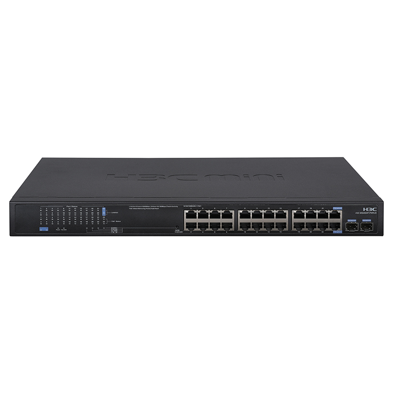 H3C MS4024P-PWR-EI 24电+2个上行千兆光口POE无管理安防交换机